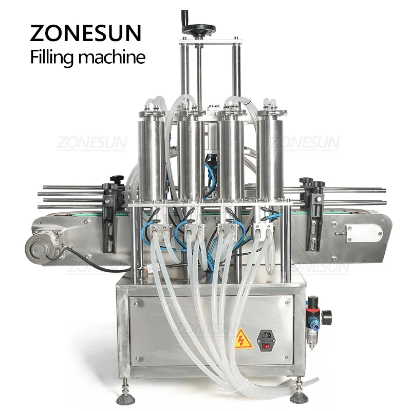 ZONESUN – Machine De remplissage sous vide liquide, 4 buses, compte-gouttes, Eau De Cologne, anti-moustiques, boissons, parfum, ZS-DTZL500
