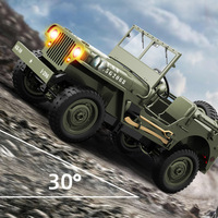 JJRC C8815 Simulation Willis 1/10 Jeep Remote Climbing Off-Road High-Speed Vehicle Rc Wrangler 4wd Off-Road Military Card Toy