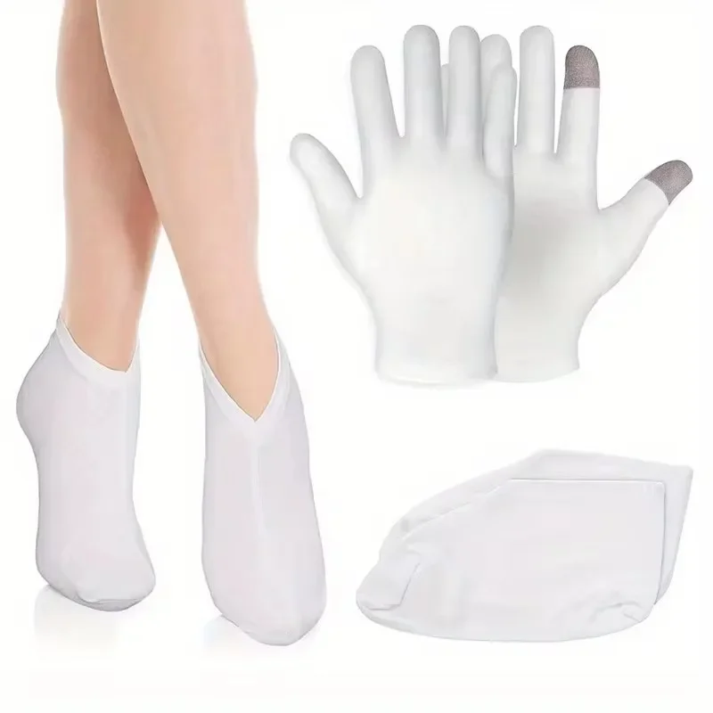 NEW Touch Screen Moisturizing Gloves Moisturizing Socks Hand Spa Exfoliating Cracked Dead Skin Remover Treatment Foot Care Tools