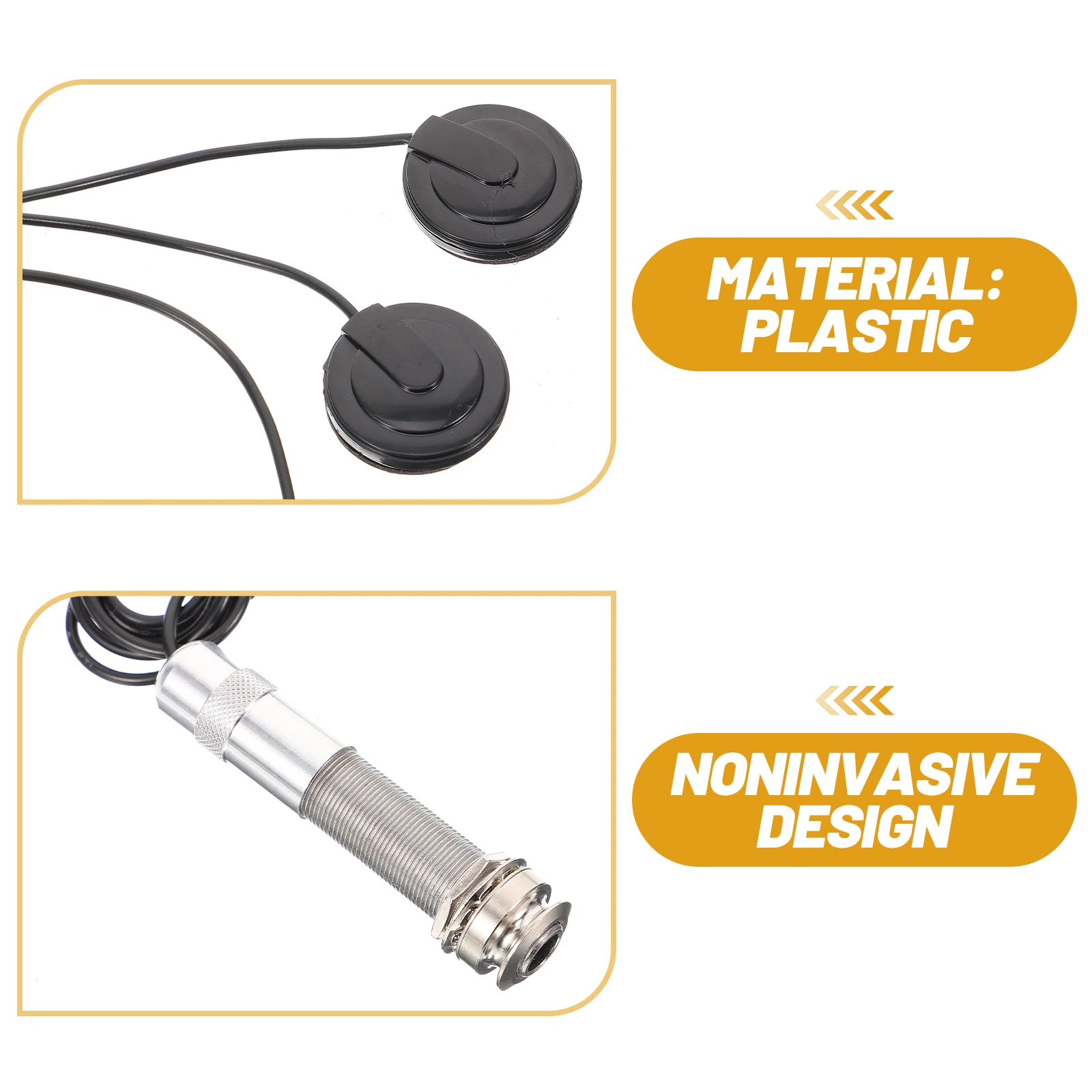 

Multifunctional Sound Pickup Pickups Acoustic Practical for Guitar Folk Piezoelectric Bass