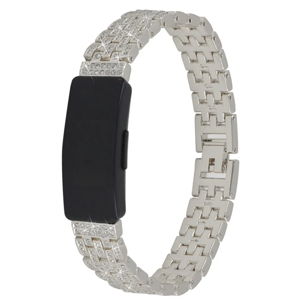 حزام كريستال من سبيكة ماسية لساعة فيتبيت ، مناسب للاستبدال ، ملحقات دعم ملونة ، متوافقة مع فينيكس وساعة