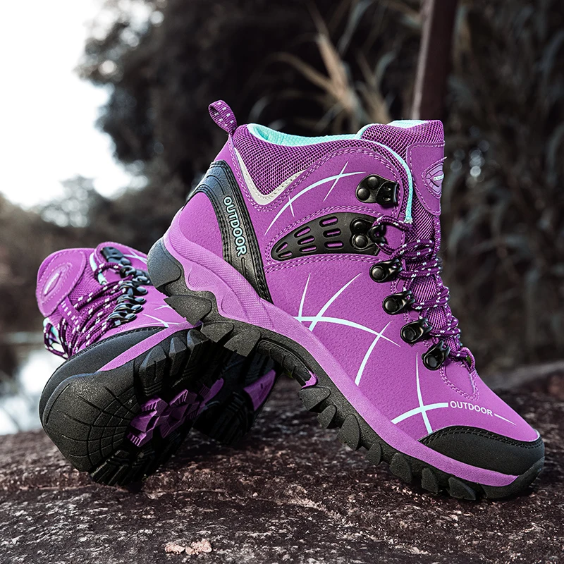 Hiking Shoes Women 2023 New Outdoor Trekking Shoes Women Men Hiking Boots Mountain Climbing Shoes Woman Trekking Sport Sneakers