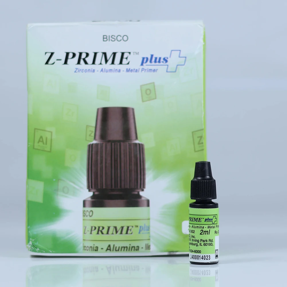 

1 Pack Dental Porcelain Primer BISCO Z-Prime Plus Zirconia Alumina Metal Primer Ceramic Restoration Bond Treatment Silane Agent