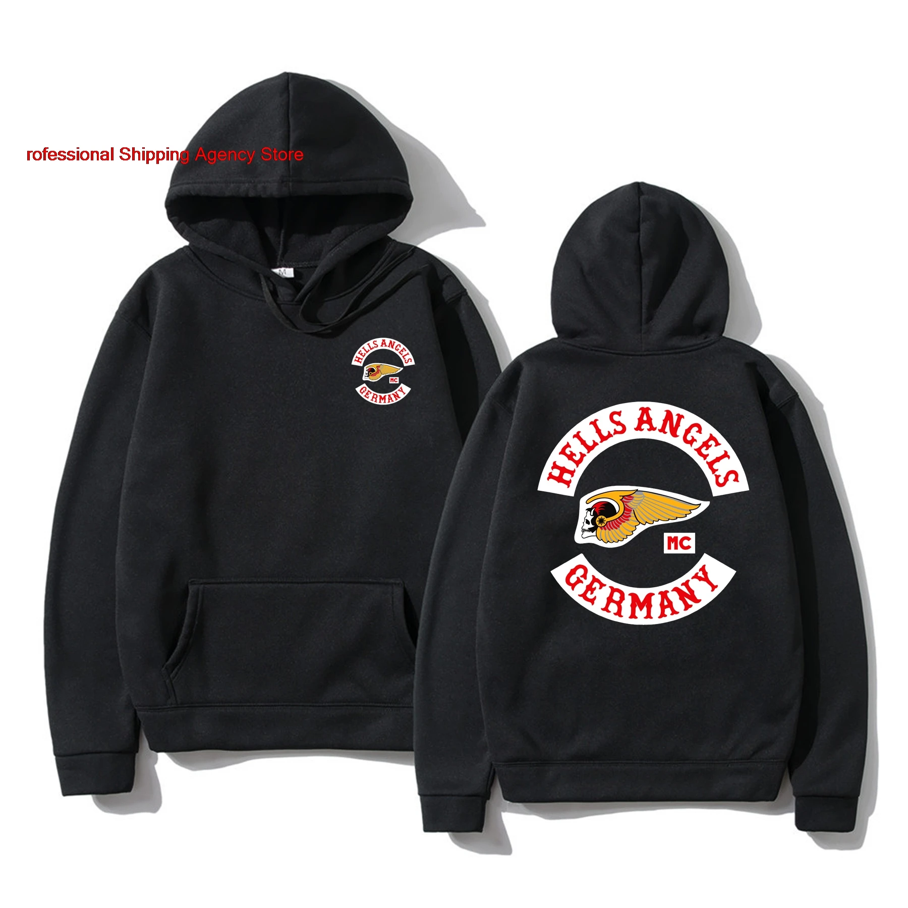 Amazing Oversized Men Women Essential Hells Angels Germany Hoodies Graphic Sweatshirts Ladies Y2k Long Sleeves Unisex 