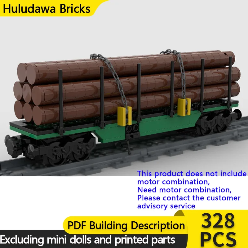 

Конструктор «Городской автомобиль» MOC: Модульный транспорт для перевозки леса, развивающая игрушка для детей, подарок на праздник, набор для сборки