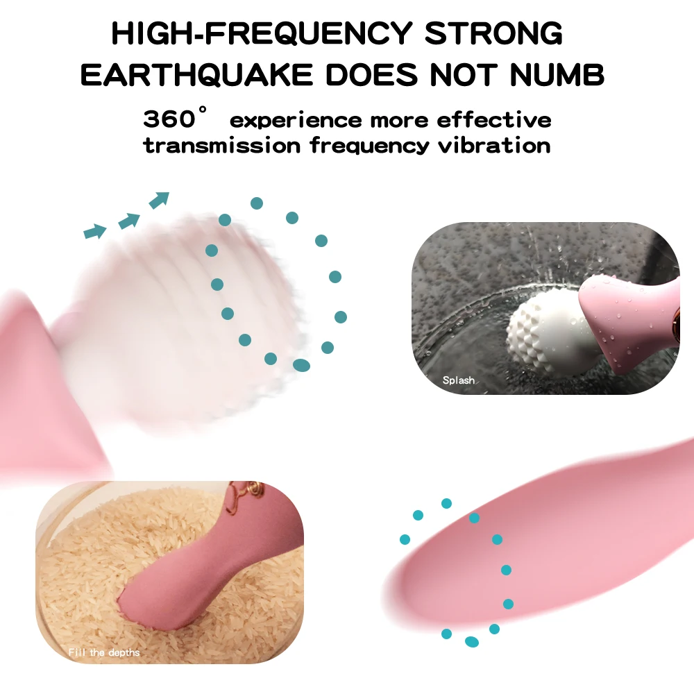 New Sex Toys Dildo Powerful Vibrator for Women AV Magic Wand G-spot Orgasm Masturbator Double Head Stimulation Vibrator