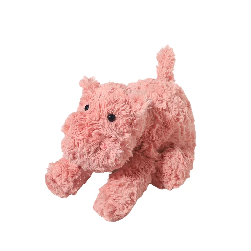 لطيف كسول الحيوان ألعاب من القطيفة رقيق الكرتون فرس النهر جرو الفيل دمية دافئ الأقمشة الأطفال المعانقة دمية غرفة جميلة ديكور