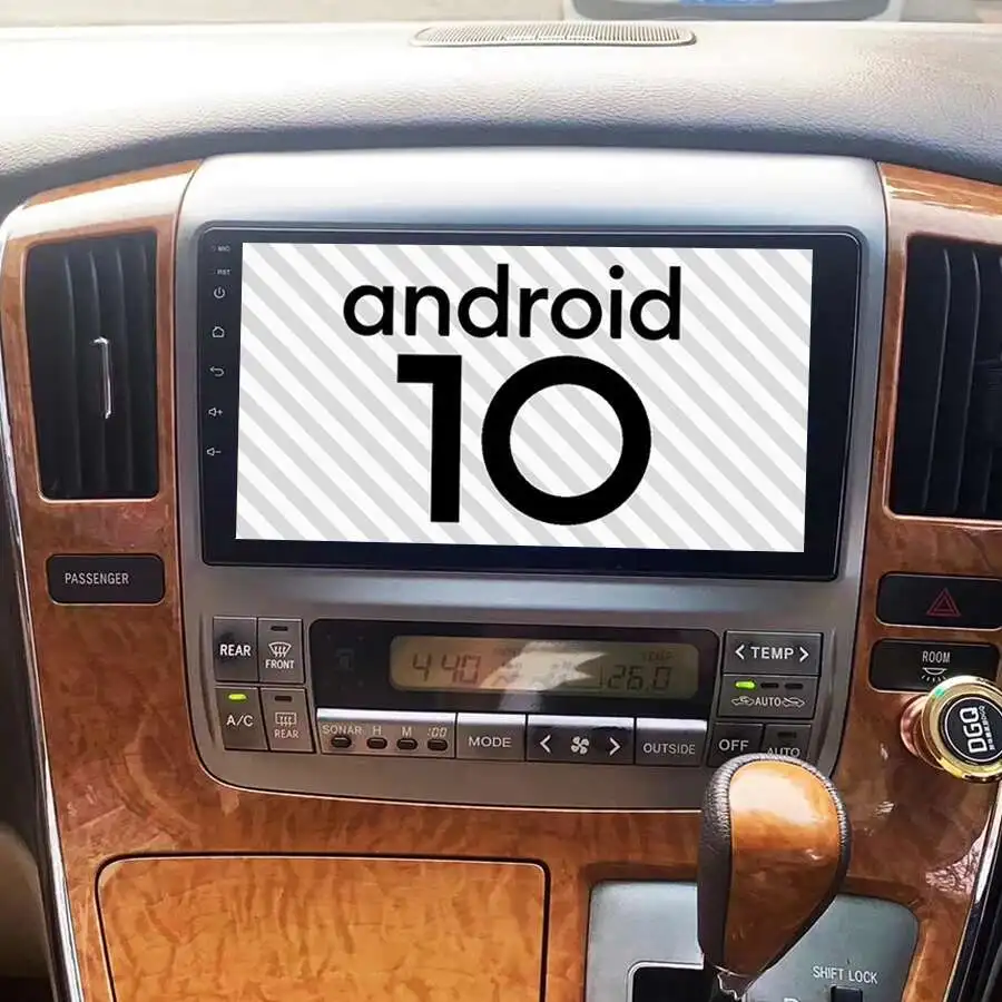 For Toyota Alphard 2007 2006 2005 2004 Car Multimedia Player Android 13 Gps BT Navigation Stereo Tape Recorder Radio Head Unit