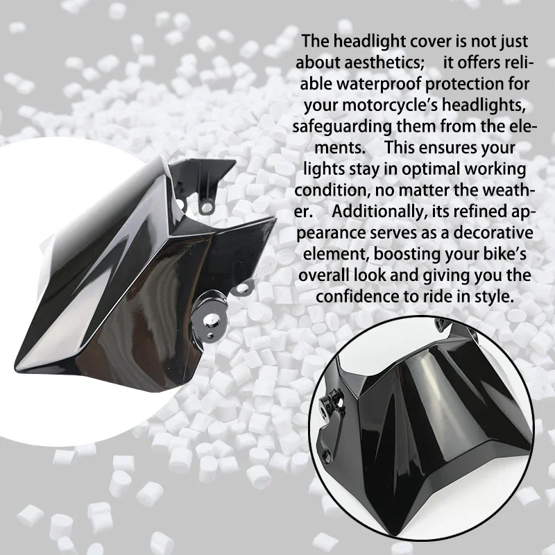 LINGQI RACING Original Black Front Fender Black Mudguard Headlight Shroud Skid Plate Brackets For  Ultra Bee