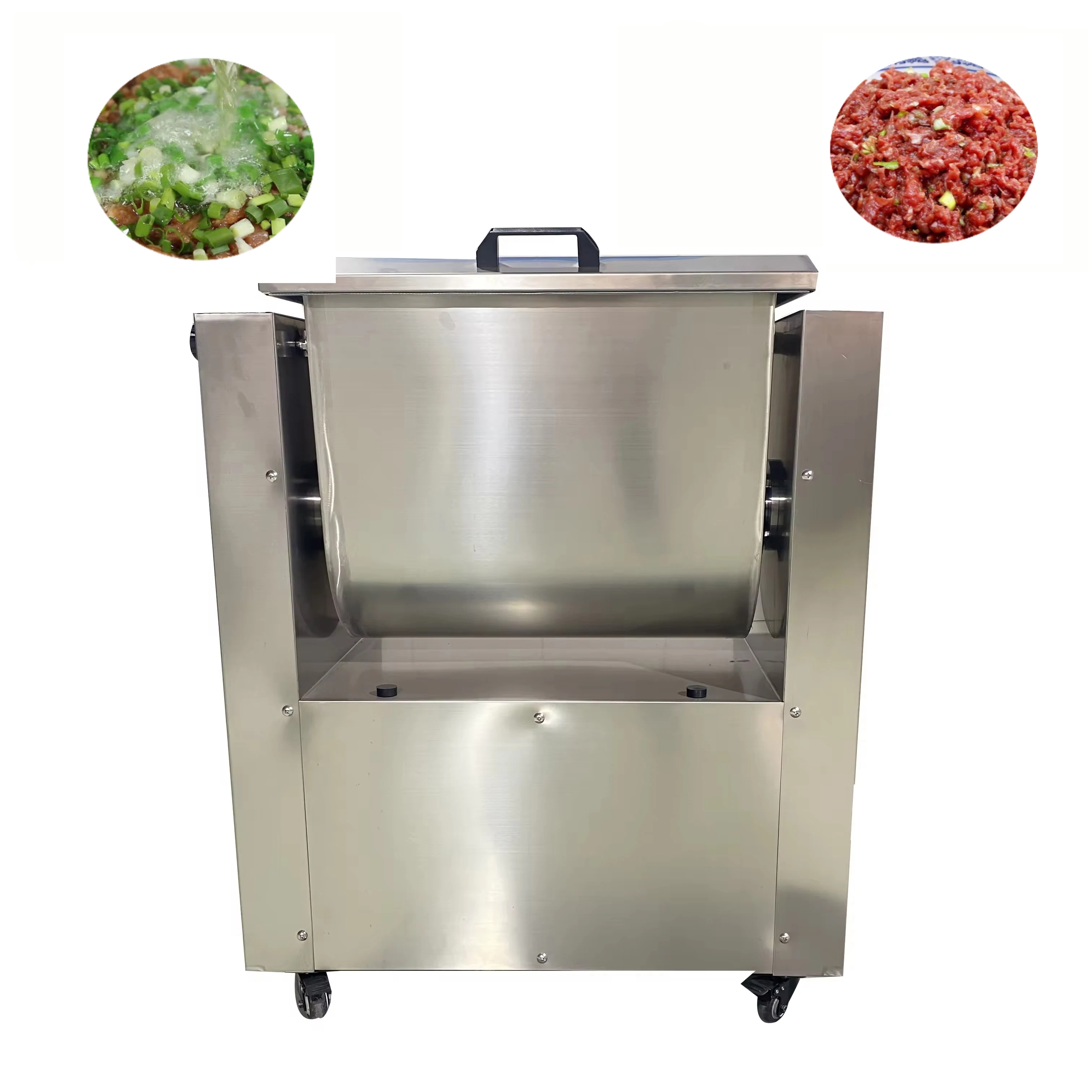 v  Buns and   Efficient Meat Mixing Tool Large Capacity Stainless Steel Meat Mixer  Machine for Sausage Red Dumpling