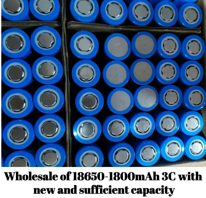 2024 Wholesale of 18650-1800mAh power 3C internal resistance with full capacity of brand new original factory A battery cells