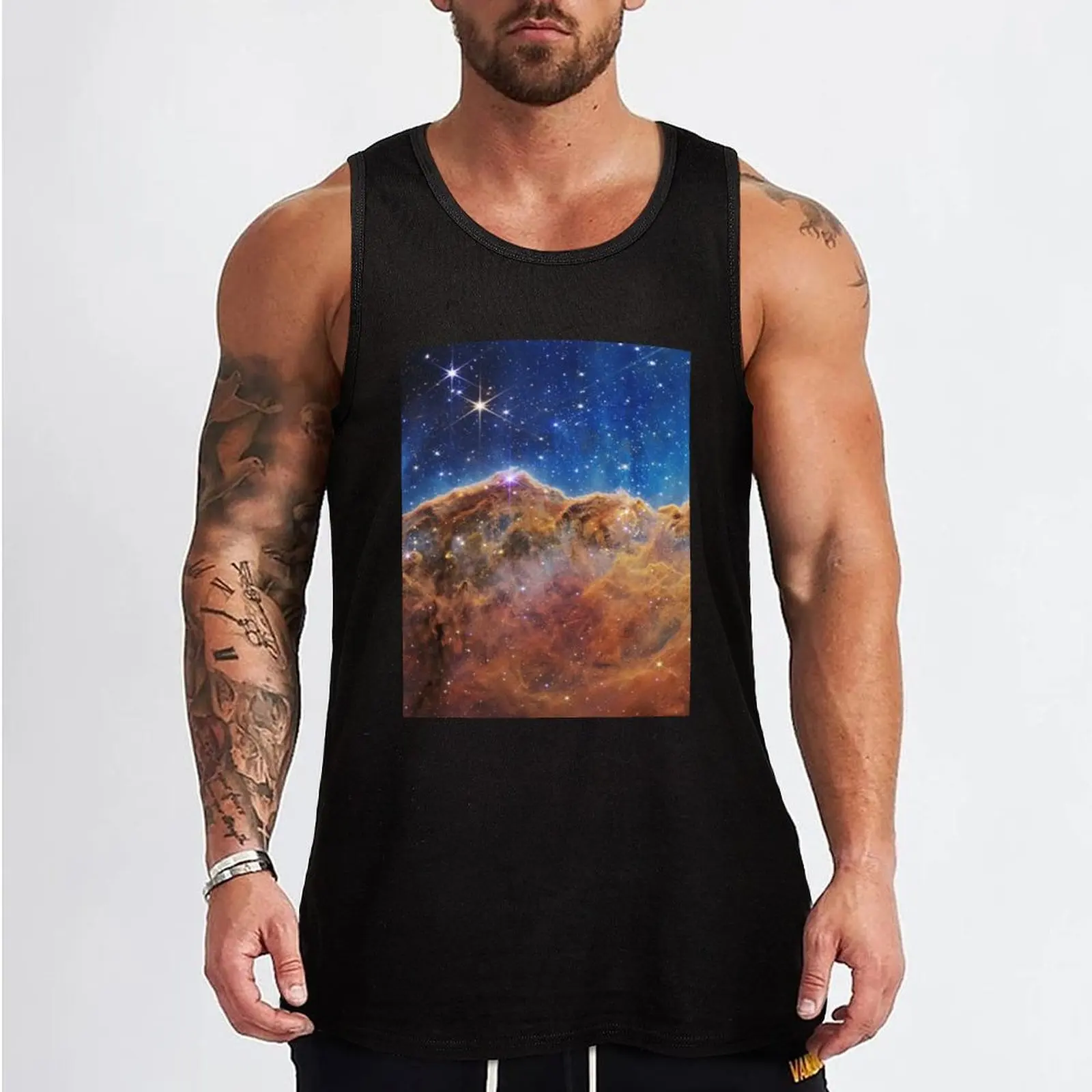 New James Webb Telescope Carina Nebula Ultra High Res Tank Top bodybuilding men Gym wear Men's t-shirt t-shirts man