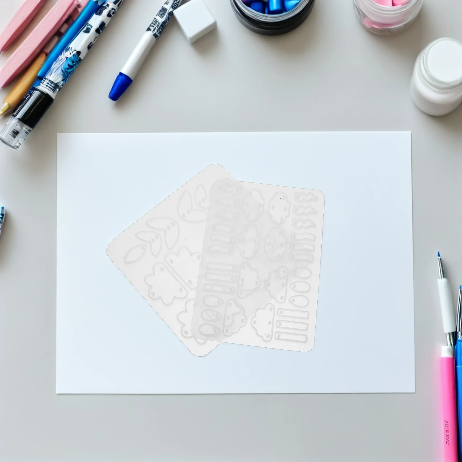 

2Pcs Cloud Silicone Molds Earring Pendant Necklace DIY Resin Casting Unique Leaf Patterns Handmade Jewelry Making