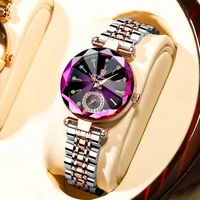 POEDAGAR, reloj de pulsera elegante de lujo para mujer, reloj de acero inoxidable resistente al agua para mujer, vestido informal sencillo, relojes de cuarzo para mujer