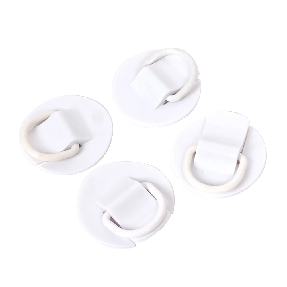 Practical D-Ring Patch Patch Patches 4 D-Ring Patches 6 Cm Diameter 6*6cm Black/white PVC Stand-up Paddle Boards