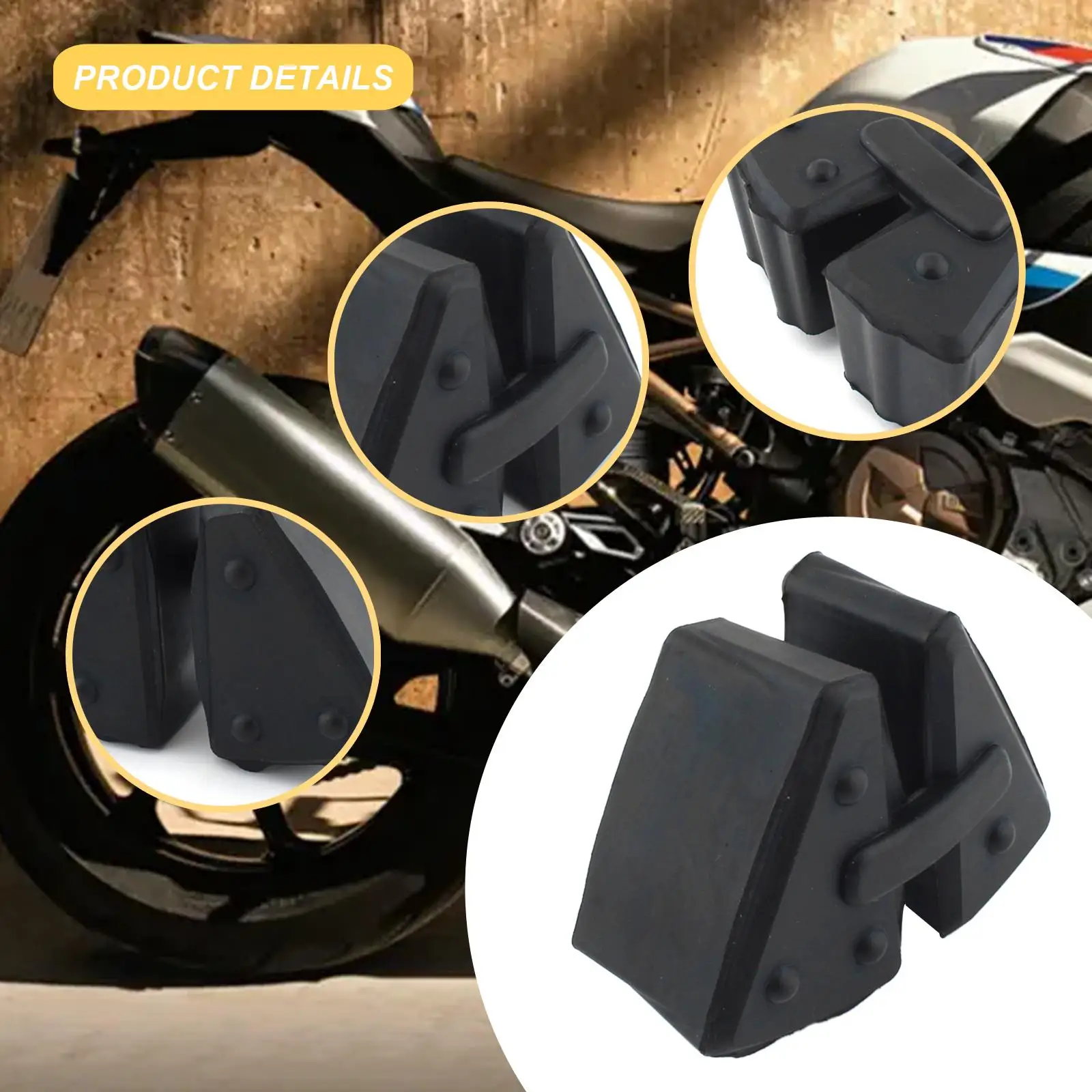 مثبط محور العجلة الخلفية للدراجة النارية، يستبدل مباشرة، سهل التركيب، مكونات، عازلة العجلات الخلفية المطاطية الممتصة لسيارات BMW #5