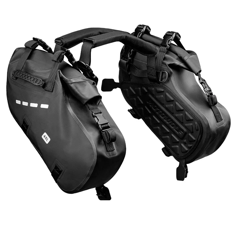 

Motorcycle Riding Waterproof Side Bag Motorcycle Riding Equipment Quick Detachabler Seat Side Bag Large Capacity Tail Bag
