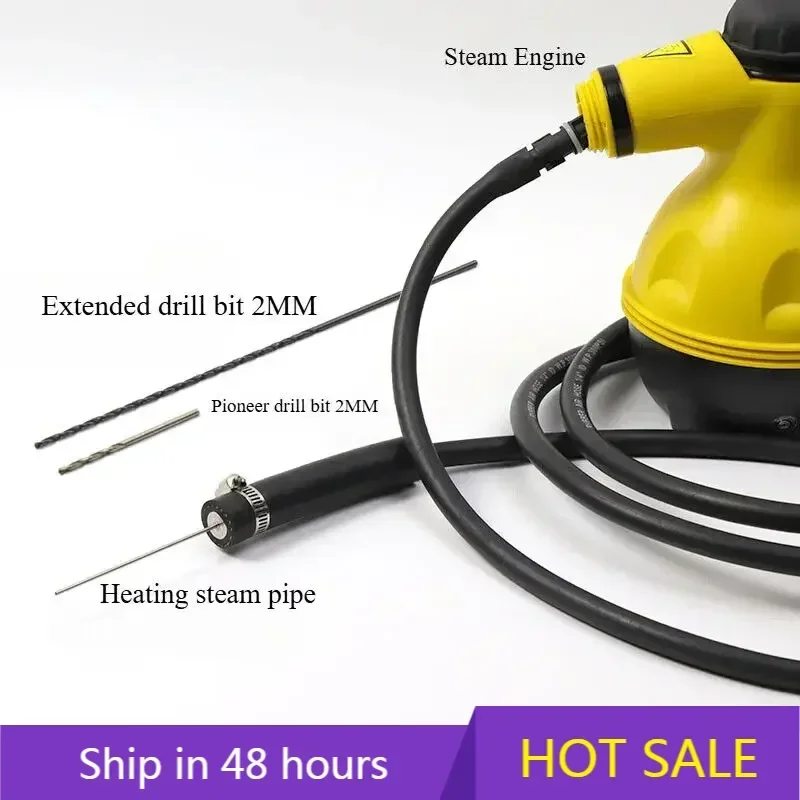 H X Shop Store--Disassemble guitar neck steam pipe stainless steel needle folk guitar neck reset repair tool (220v power supply)