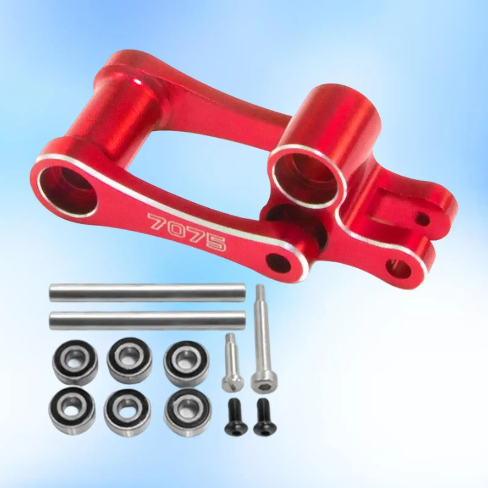 7075 ナックル＆プルロッドキット スペアパーツ メタルブレーキステアリングアーム ロシモーターサイクルRTRアップグレードパーツ プロモト-mx DIYアクセサリー