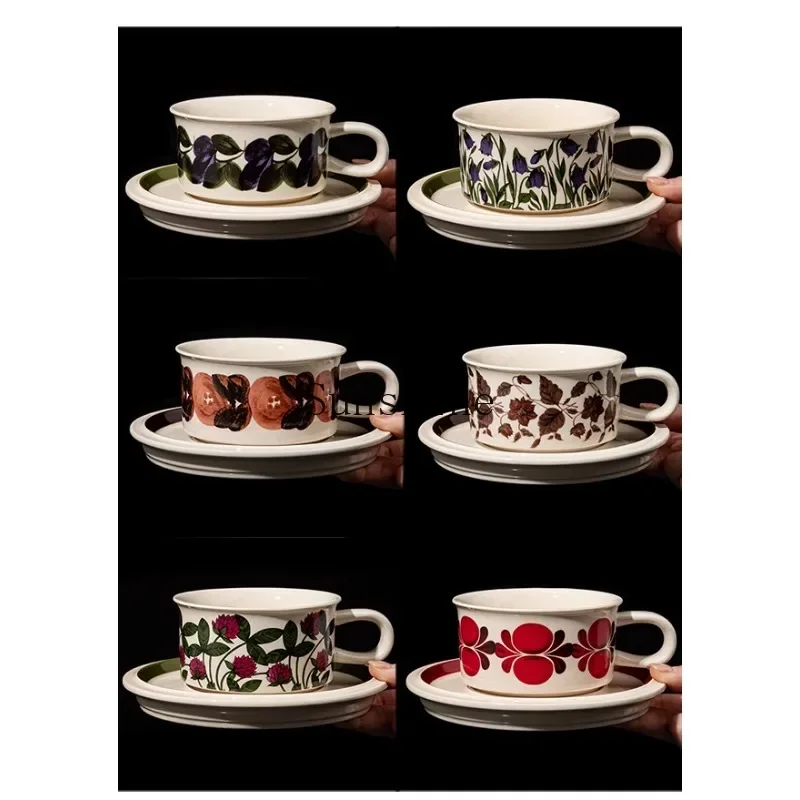 Coffee cup set, wedding housewarming gift, British afternoon tea set gift box