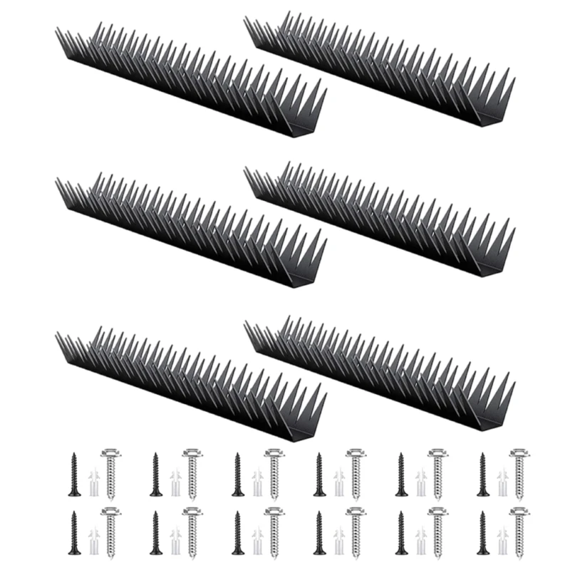 

AntiClimb Security Wall Spikes 6pcs Rust Resistant Metal Fence Spikes for Effective Outdoor Intruders Deterrences