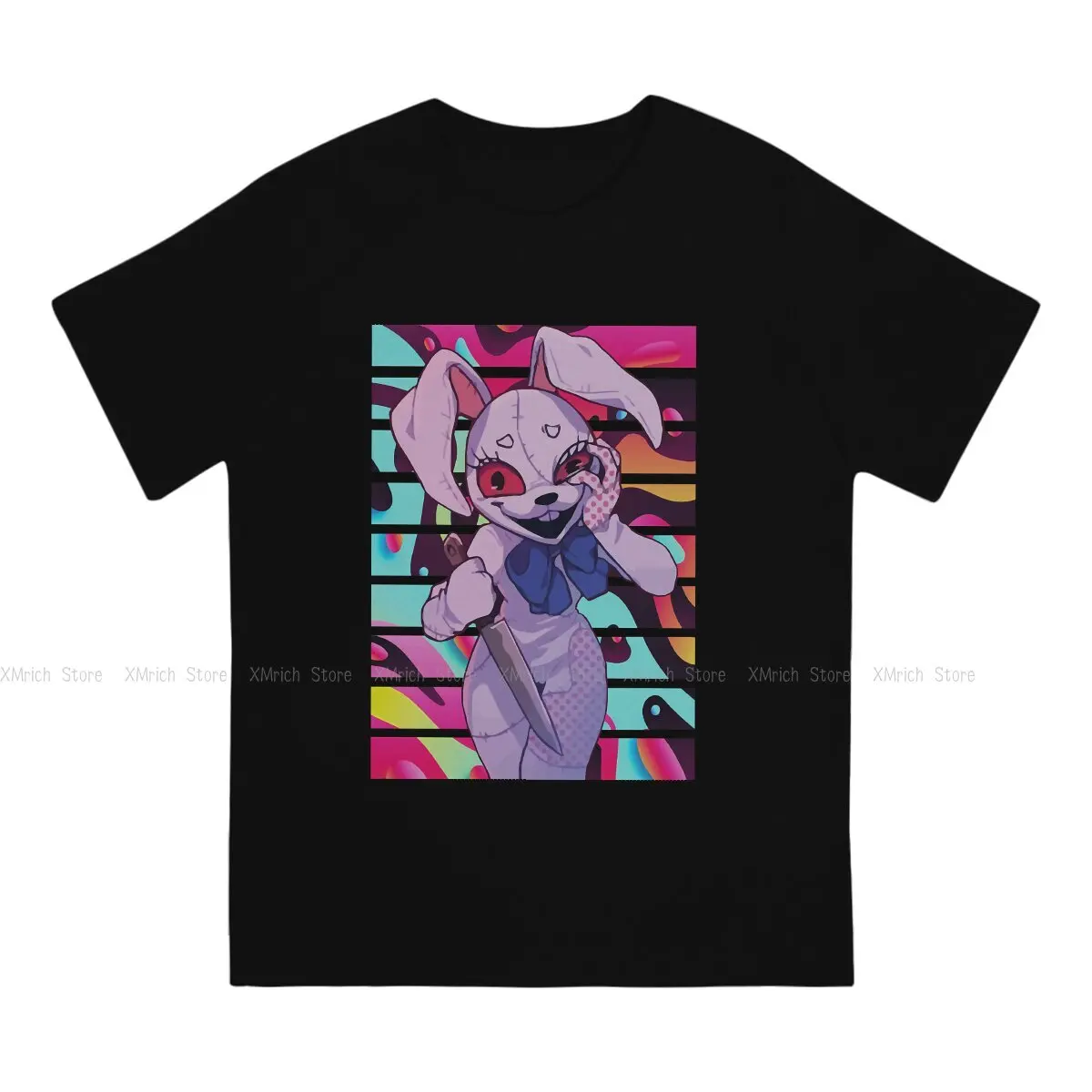 Rabbit Essential Unique TShirt FNAF Game Security Breach Leisure T Shirt Hot Sale Stuff For Men Women