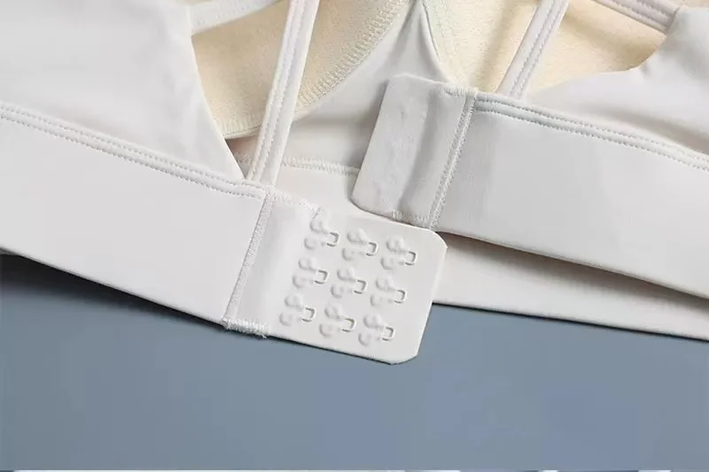Sportunterwäsche mit Brustpolster, stoßfester Fitness-BH, nacktes Yoga-Top, Lauf- und Outdoor-Bekleidung, schöner Rücken für Frauen – Detail 17