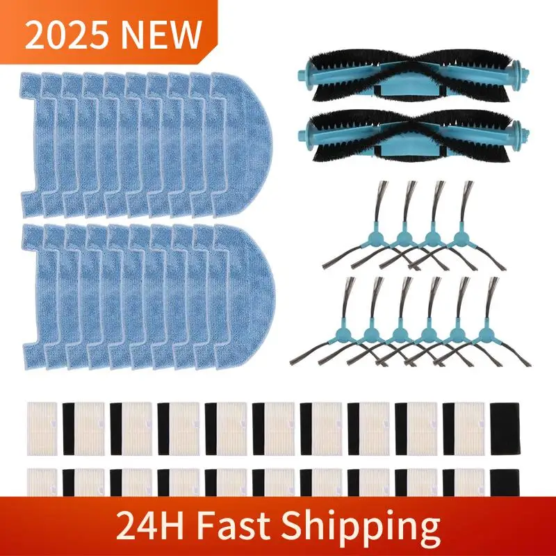 

2025 Trend For Ultenic D10 Main Side Brush Hepa Filter Mop Cloth Accessories Replacement Spare Parts