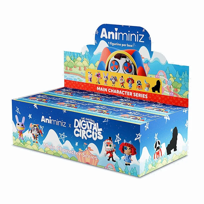 Genuine GLITCH The Amazing Digital Animiniz Series Collection Blind Box Pomni Jax Ragatha Gangle Doll Toy Girl's Birthday Gift image 3