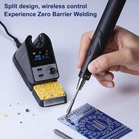 Max 36W Wireless Spot Welders Mini Soldering Iron Cordless Soldering Station Rechargeable Supercapacitor With Display Screen