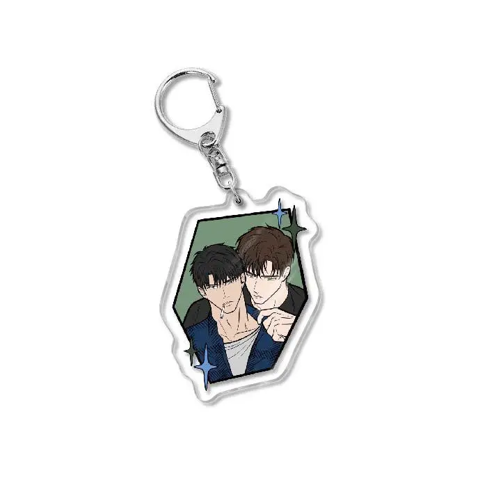 Under the Green Light Matthew Raynor Acrylic Keychain Couple Bag Pendant Charm For BL Fans Gift Backpack Pendant New Key Ring view 3
