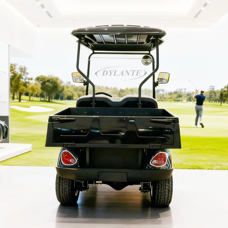 China Wholesale 2 Seater Electric Golf Cart with Cargo Box Affordable Price Street Legal Best New Energy Ranch Electric Car