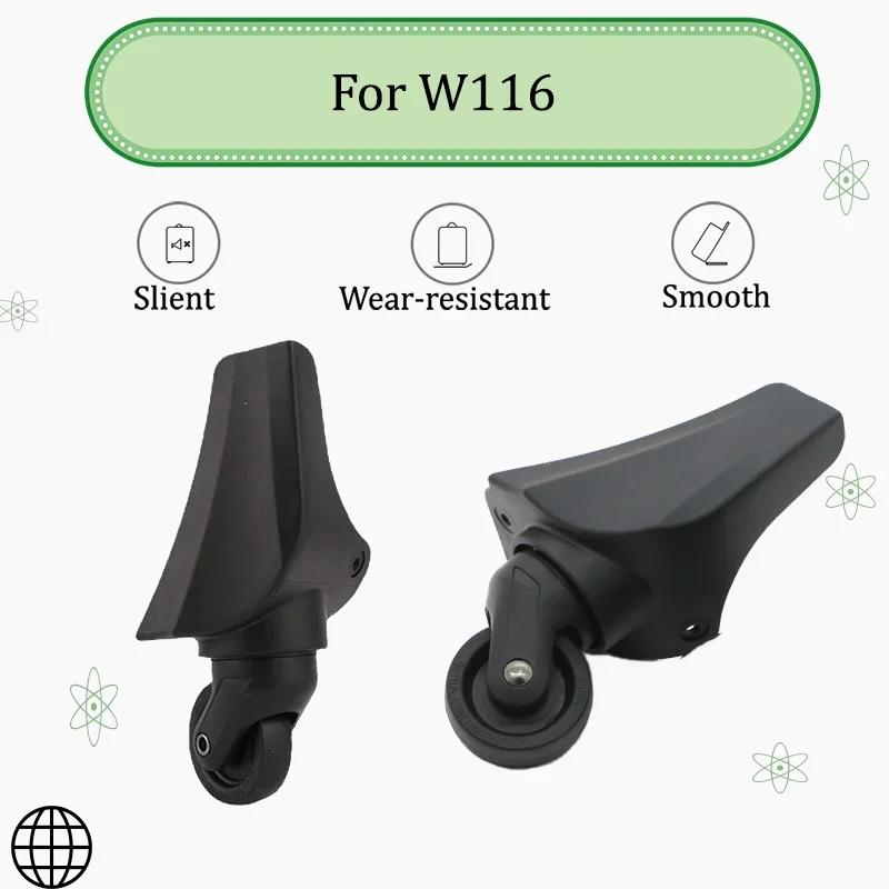 

For W116 Trunk Wheel Upgrade 360° Silent Swivel Casters Wear-Resistant & Pressure-Resistant Easy Replacement Travel Worry-Free