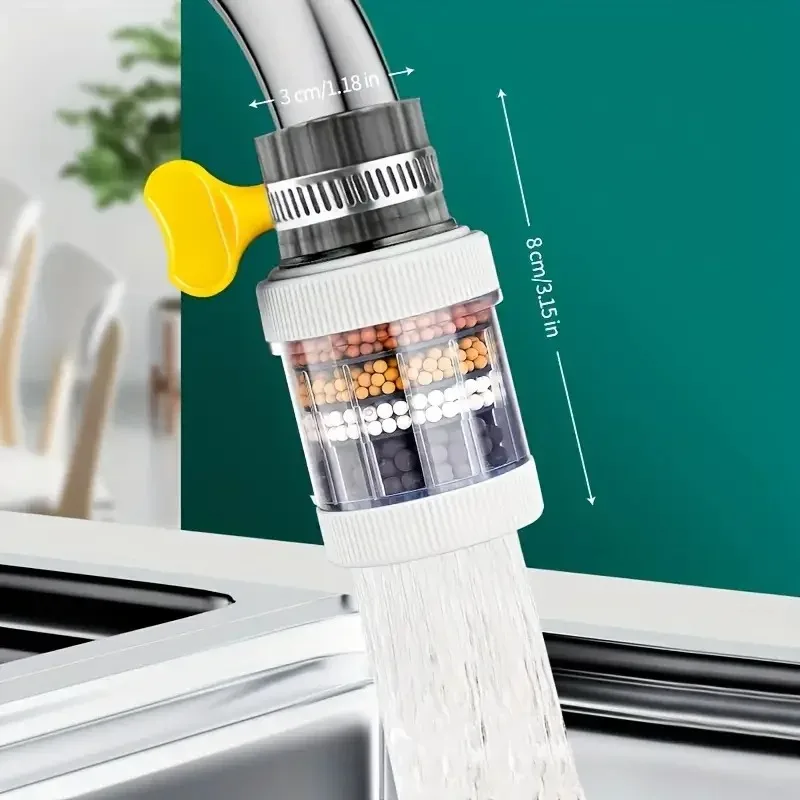 

Kitchen Splash Plastic Removes Chlorofluoride Heavy Metals Containing Activated Carbon UniversalFaucet Water Filter