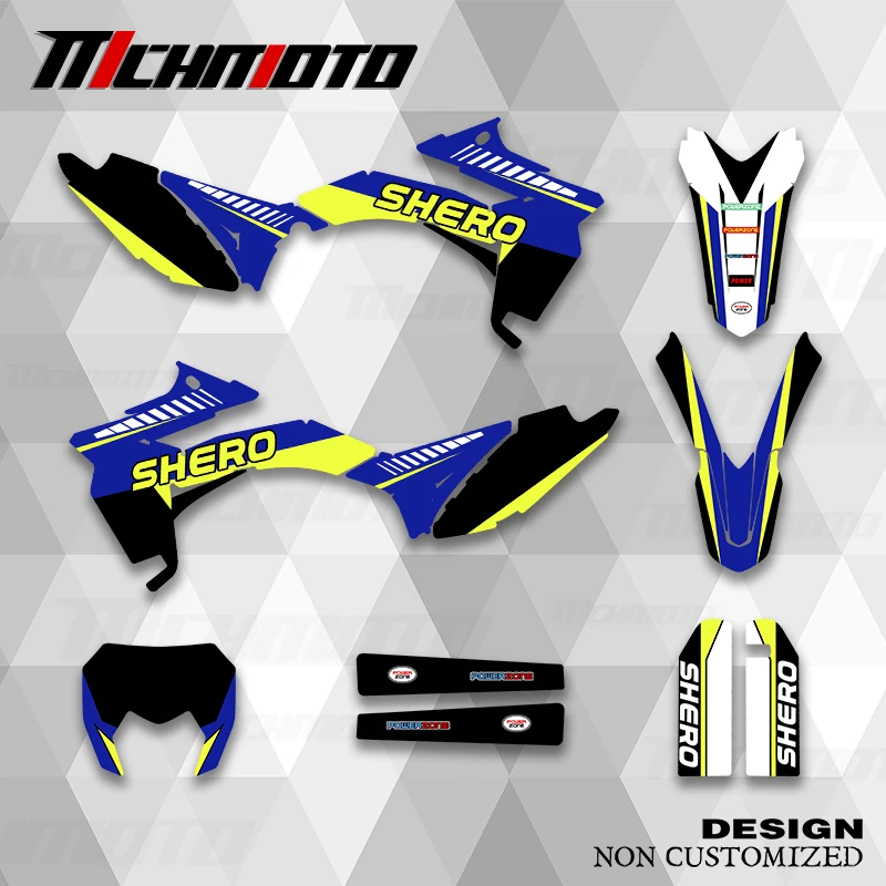 

MCHMFG новый стиль графические наклейки комплект наклеек для SHERCO SE250 300 2012 2013 2014 2015 2016 SE