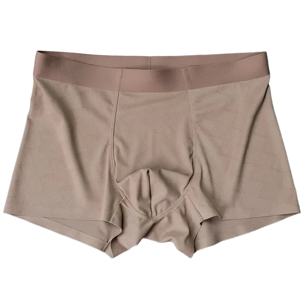 

Daily Use Gym Wear 2XL Ice Silk Underwear Breathable Seamless Trunks Boxer Seamless Trunks Breathable Material