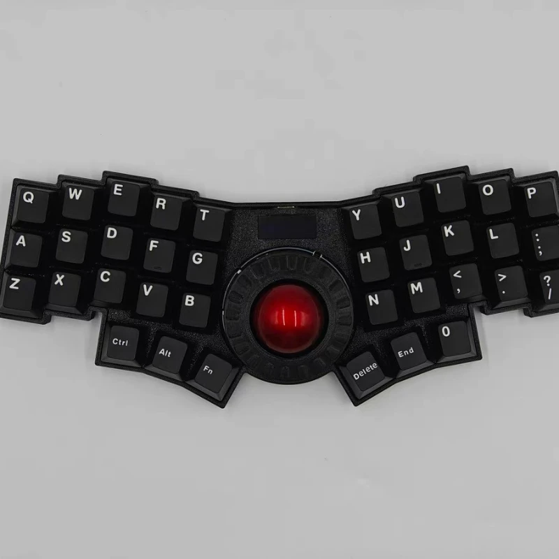 مجموعة لوحة المفاتيح السلكية C35 Ball Trackball مخصصة قابلة للتبديل السريع RGB VIAL لوحة المفاتيح الميكانيكية المريحة ملحقات المكتب هدية