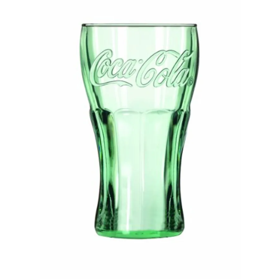 

Coca-Cola 16-3/4-Ounce Glass Tumblers Georgia Green Set of 12