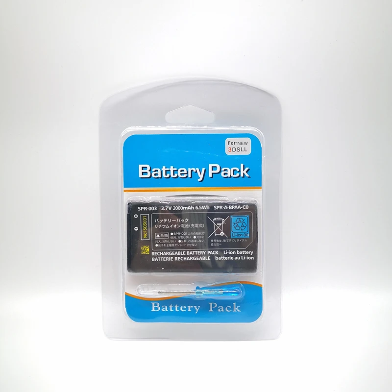 SPR-003 2000mAh بطارية بديلة عالية السعة لنينتندو 3DS XL/3DS LL ليثيوم أيون مع مجموعة مفك البراغي لبطارية 3DSLL 3DSXL