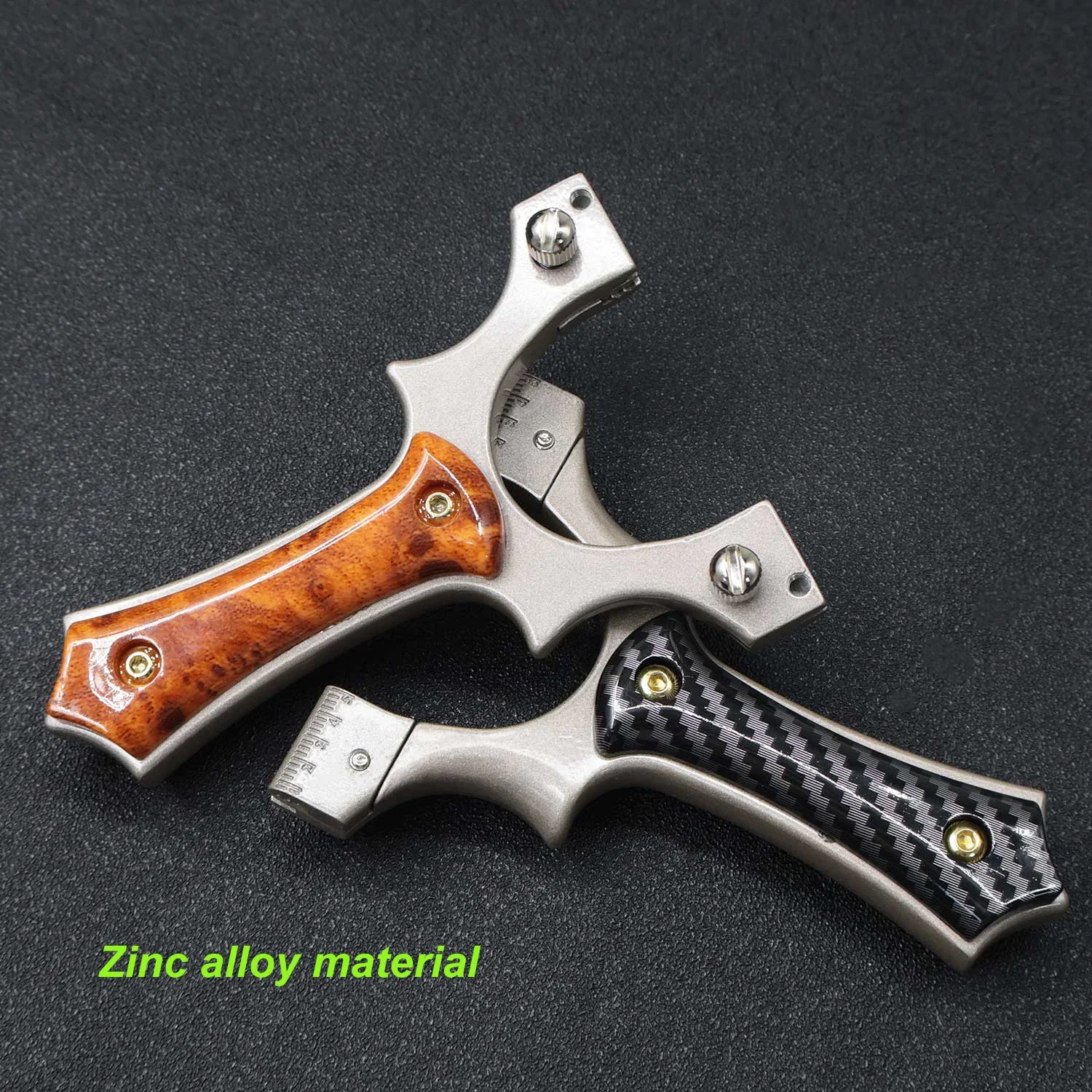 Zinc Alloy OTT Slingshot Alloy Material Protective Patch Outdoor Hunting Shooting Portable High-quality Catapult