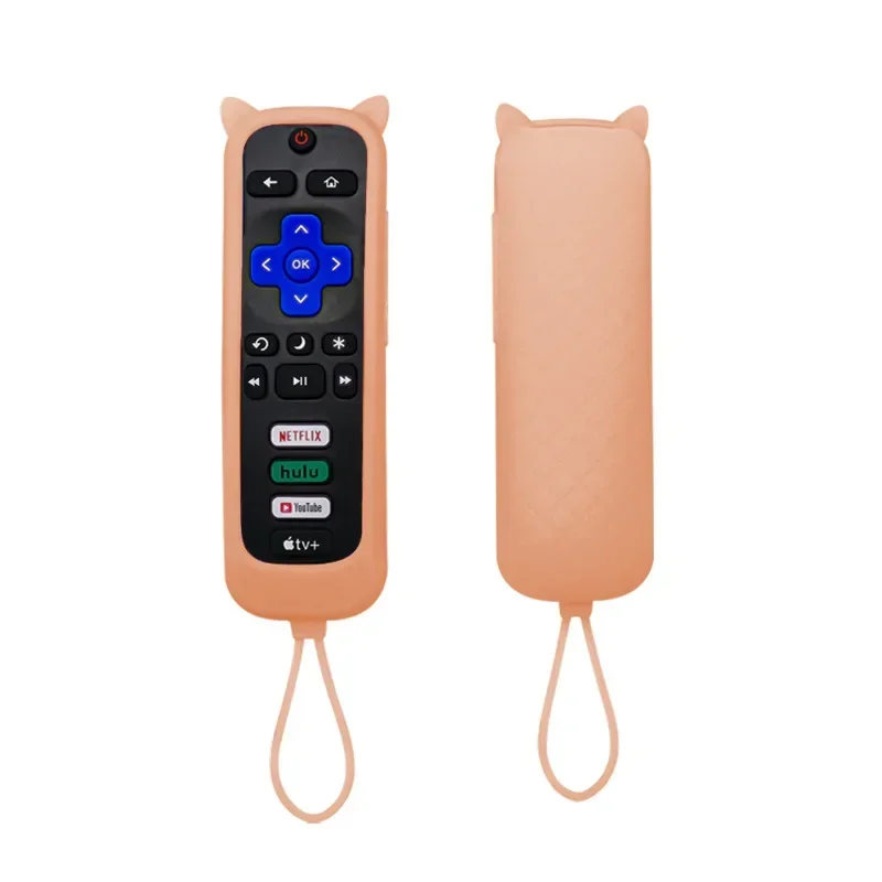 1 Piece Luminous Silicone Case For TCL Roku RC280 TV Remote Control Dust Covers Anti-slip Protective Holder Silicone Dust-proof