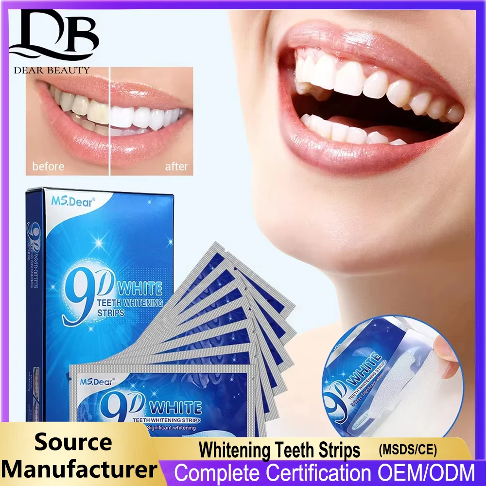 7 par/caja tiras blanqueadoras de dientes aroma a menta pasta de dientes con sabor a menta limpieza aliento fresco 30 minutos de uso