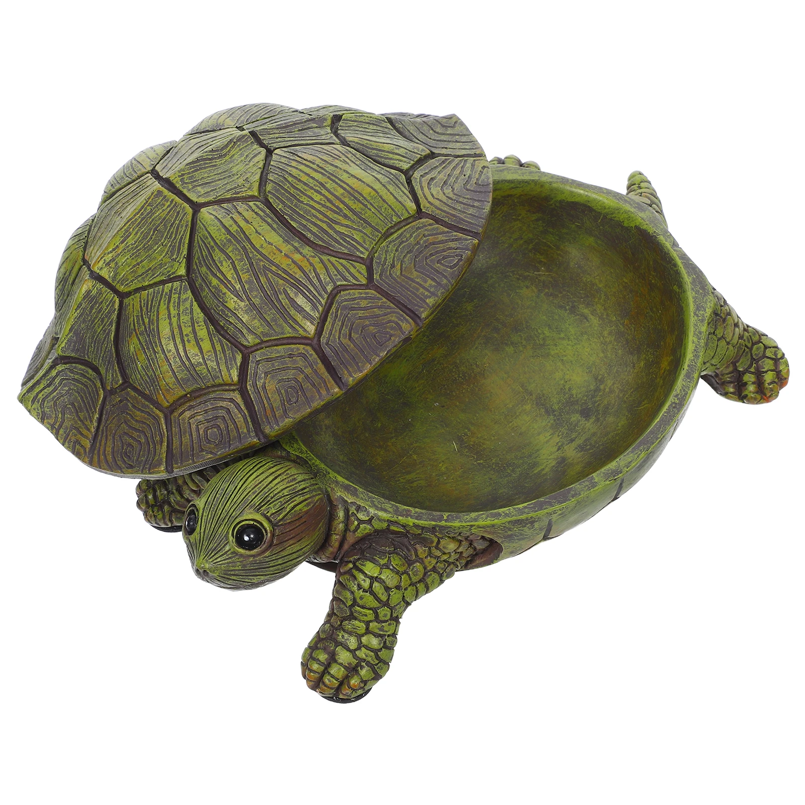 Turtle Key Hider Outdoor Waterproof Resin Hidden Storage Box for Spare Keys Garden Decoration Discreet Security Solution