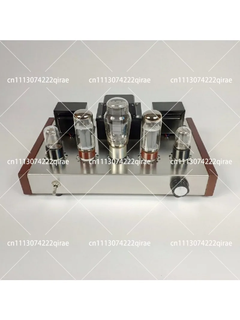 New DIY 6P3P Home Audio Tube Amplifier New Computer Case 6N8P Pure Full Set Tube Amplifier Assembly DIY Kits 8W+8W AC110V/220V