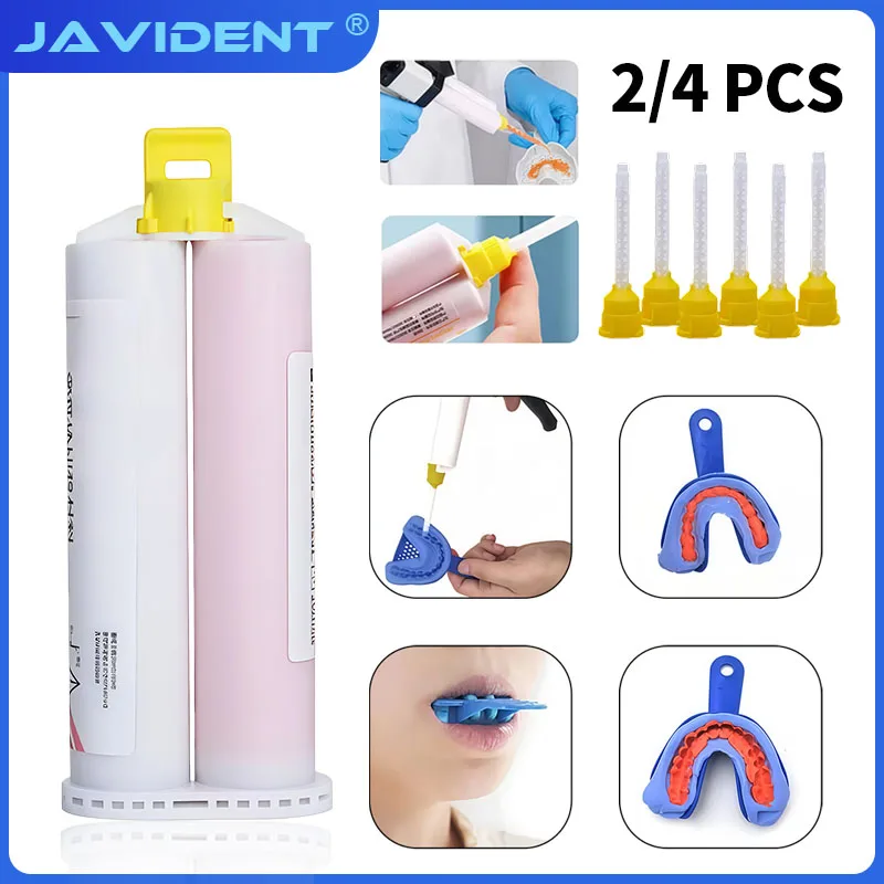 50ml Dental Impression Material Light Body Silicone Rubber Elastomeric Dental Silicone Impression Materials 50ml Dentist Tools