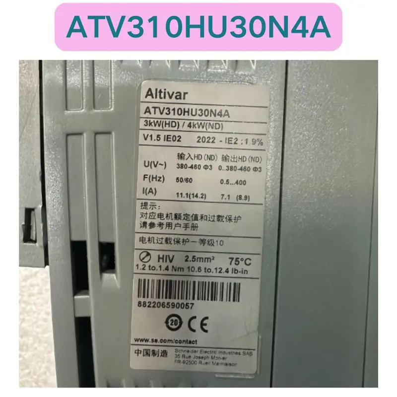 

Second-hand ATV310HU30N4A Inverter Tested OK