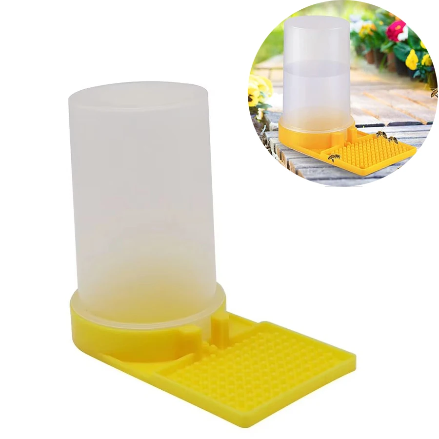Alimentador de abejas de alta capacidad, bebedero de abejas, tipo punto de agua potable, alimentador de agua, apicultura, miel, abeja, herramienta bebedora de abejas de plástico