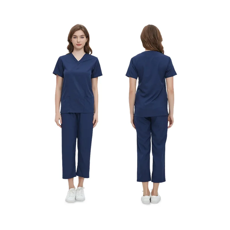 

Эластичная быстросохнущая униформа для женщин-врачей, медсестер, медицинских работников, одежда для лабораторий, операционных