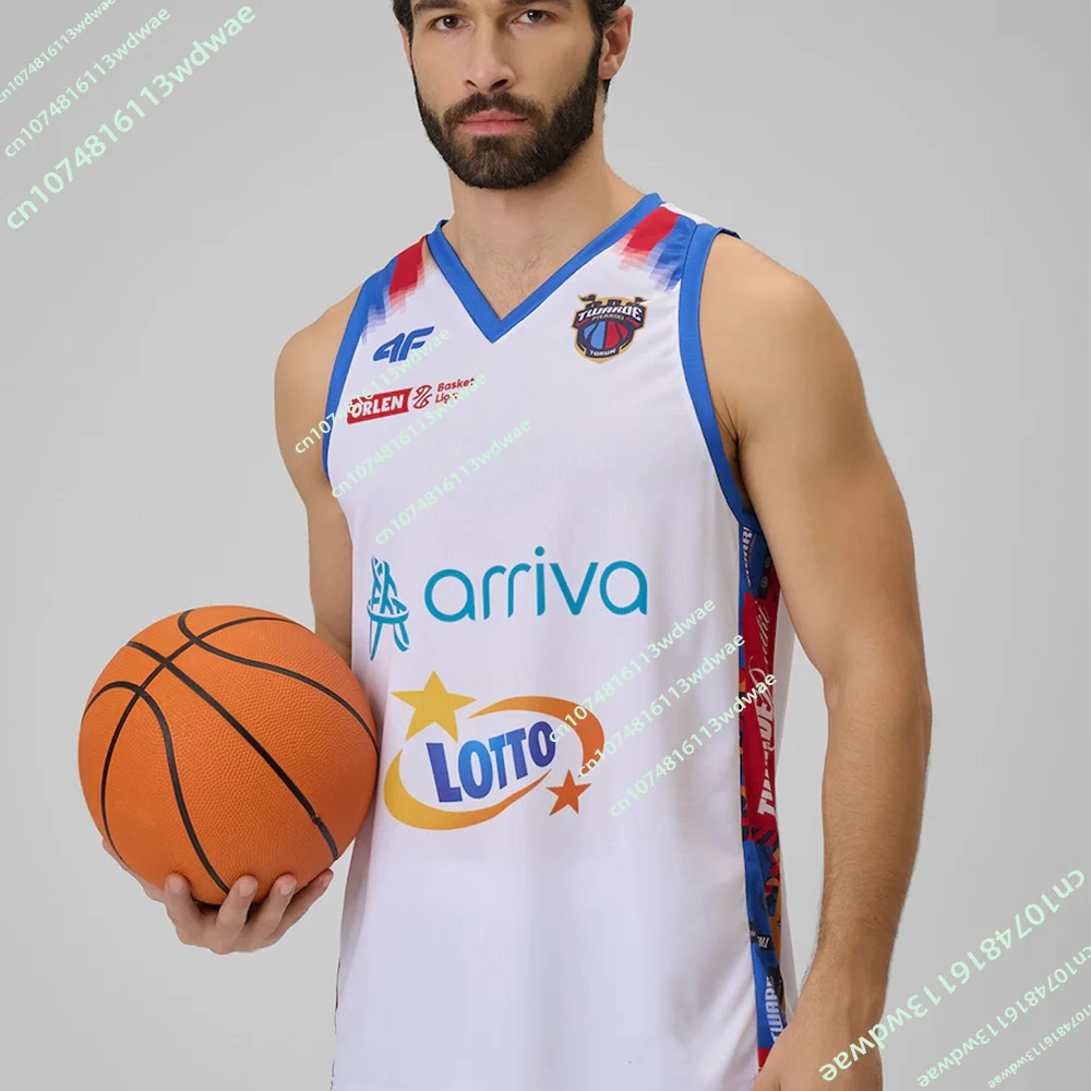 

Poland PLK New 2026 Basketball Jersey 3D Print Polski Cukier Toruń Sports Adult KID Breathable Men's T-shirt Vest Cycling shirt
