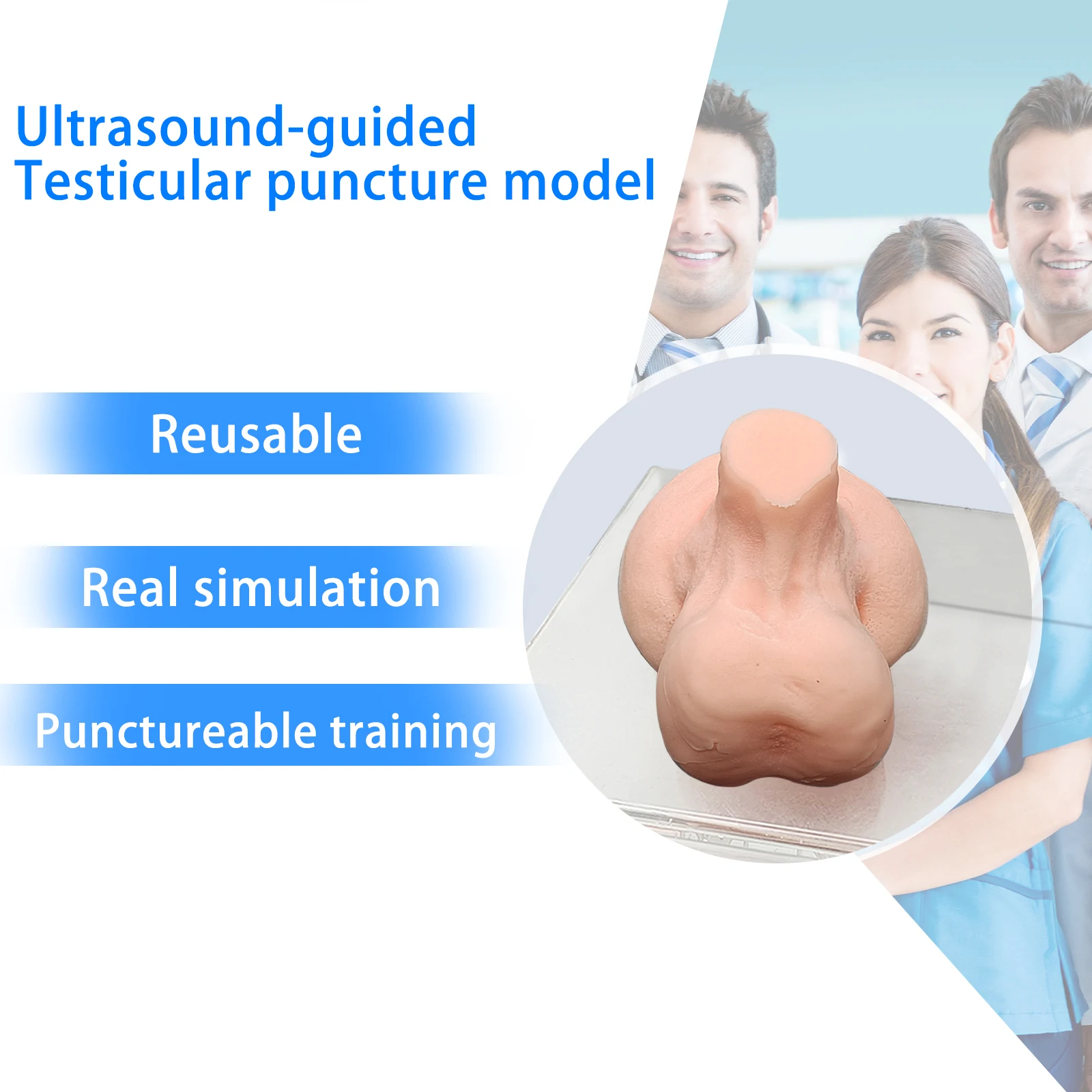 

Ultrasound phantom Testicular Biopsy Phantom Biopsy Puncture Training Testicular Puncture Localization Exercises